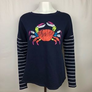 Crown & Ivy Women’s Nautical Sweater Size Petite L